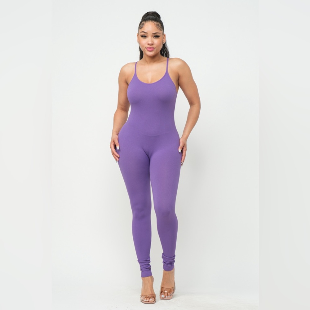 Purple jumpsuit